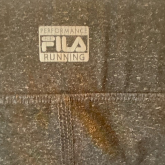 Women’s size large Fila workout pants Gray and green G5 - Picture 9 of 12